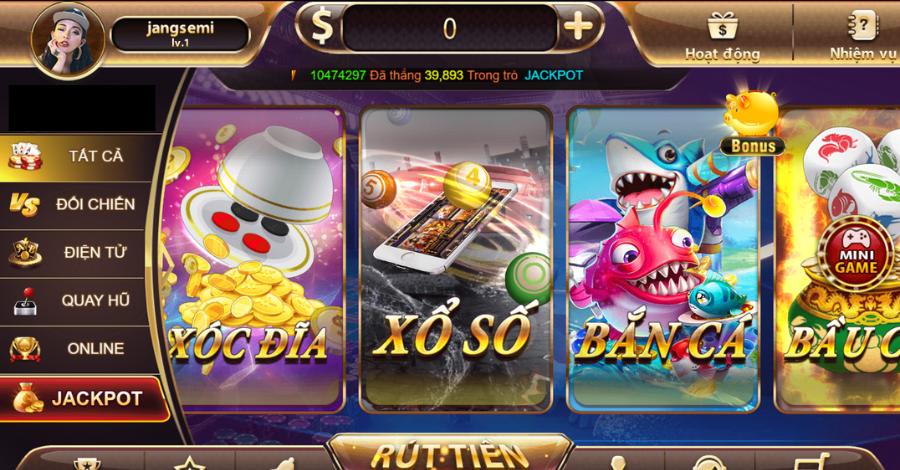 Cổng game có danh mục trò chơi đổi thưởng đa dạng và lôi cuốn